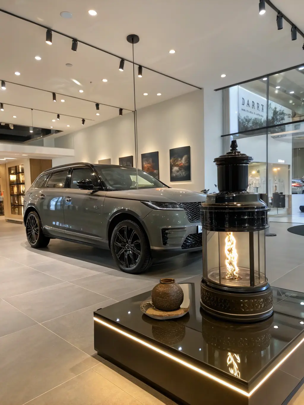 A showroom with polished displays and spotless surfaces, reflecting the quality of the products on display.